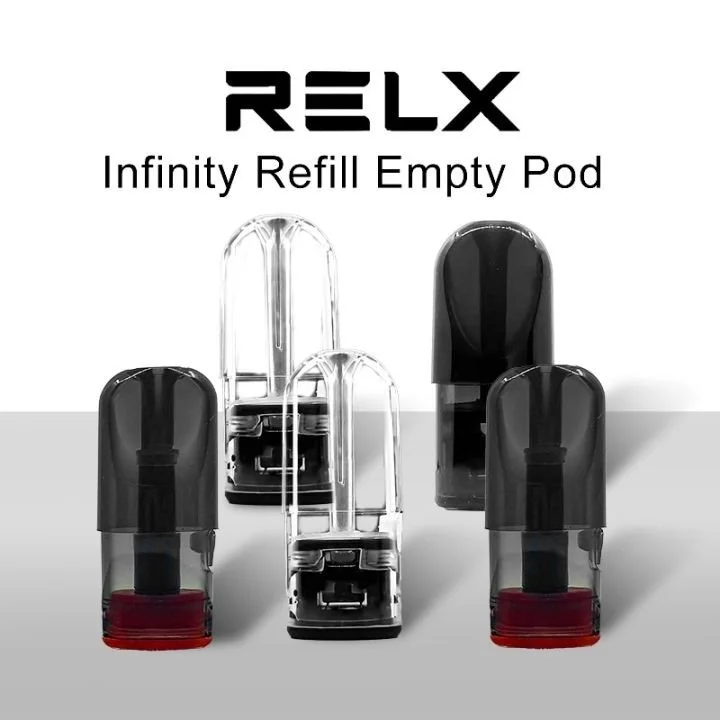 RELX INFINITY Refillable Empty Vape Pod Cartridges 2ml -100pc 3 RELX Infinity refillable empty pod